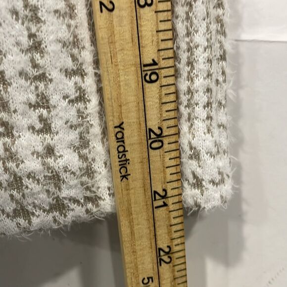 Calvin Klein Women Knit Cardigan Coat Long Sleeve Open Front Houndstooth plaid L - Picture 11 of 13